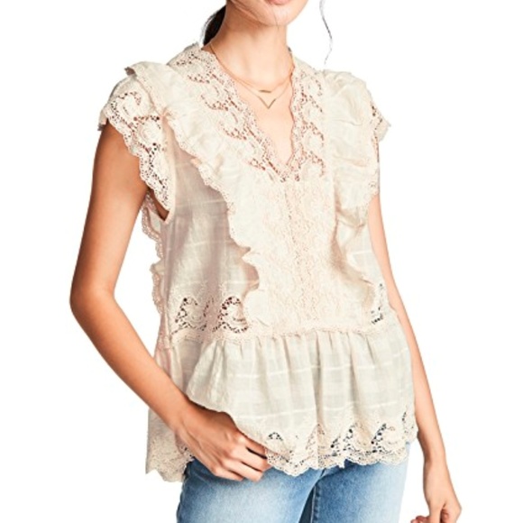 Misa Tops - Misa - Ingrid Top in Cream